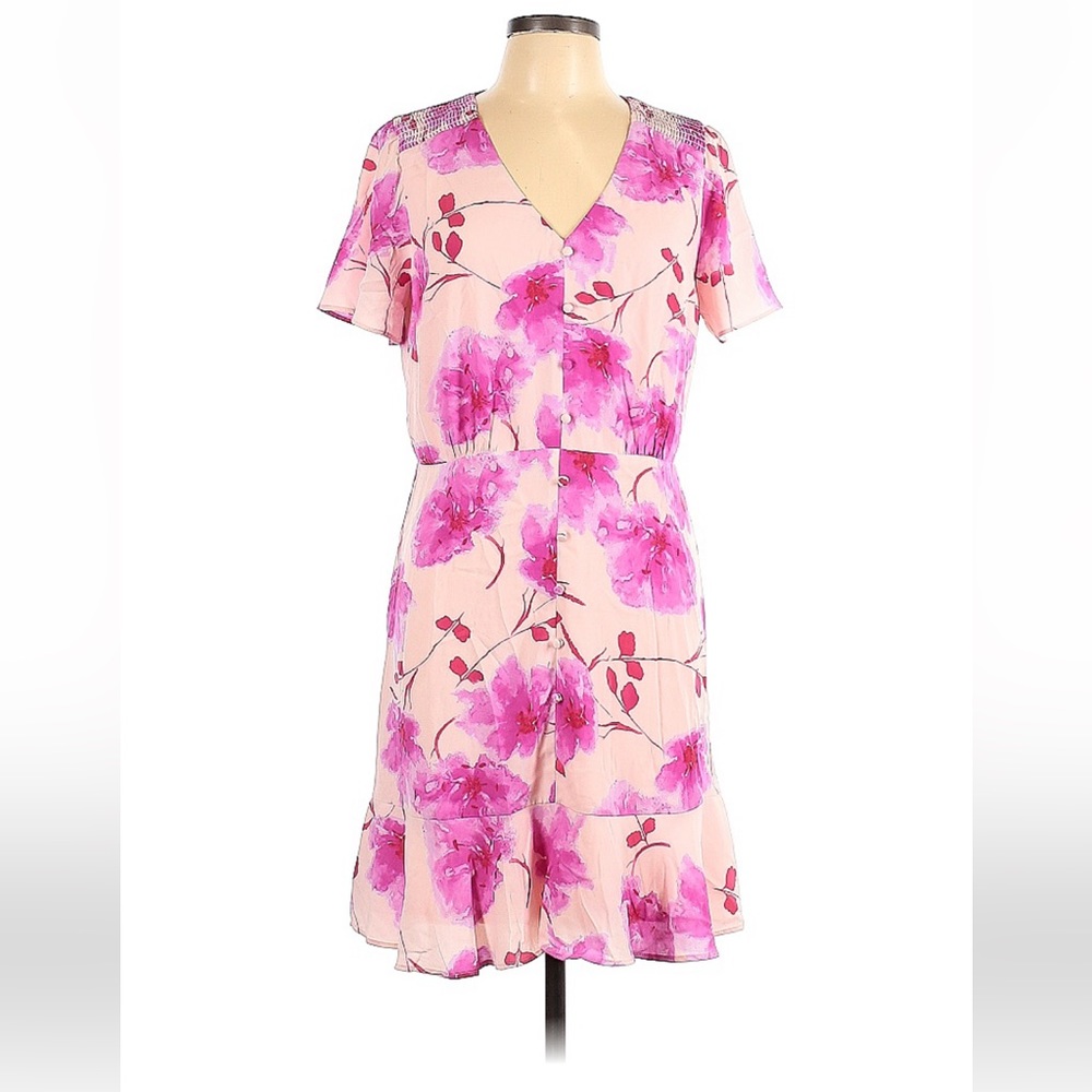 🚨5/$25!! Pink floral dress